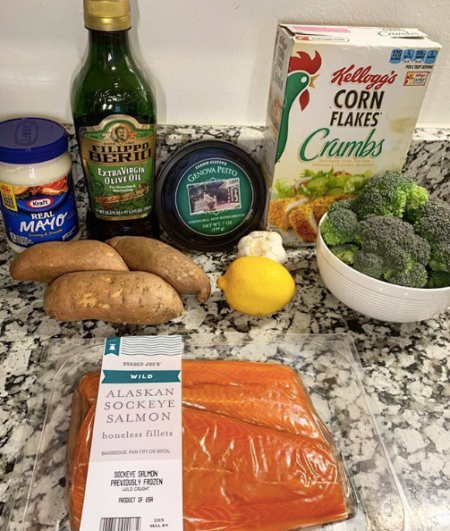 pesto salmon ingredients